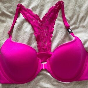 Victoria's Secret Body by Victoria Lined Demi Bra Front Closure 34D